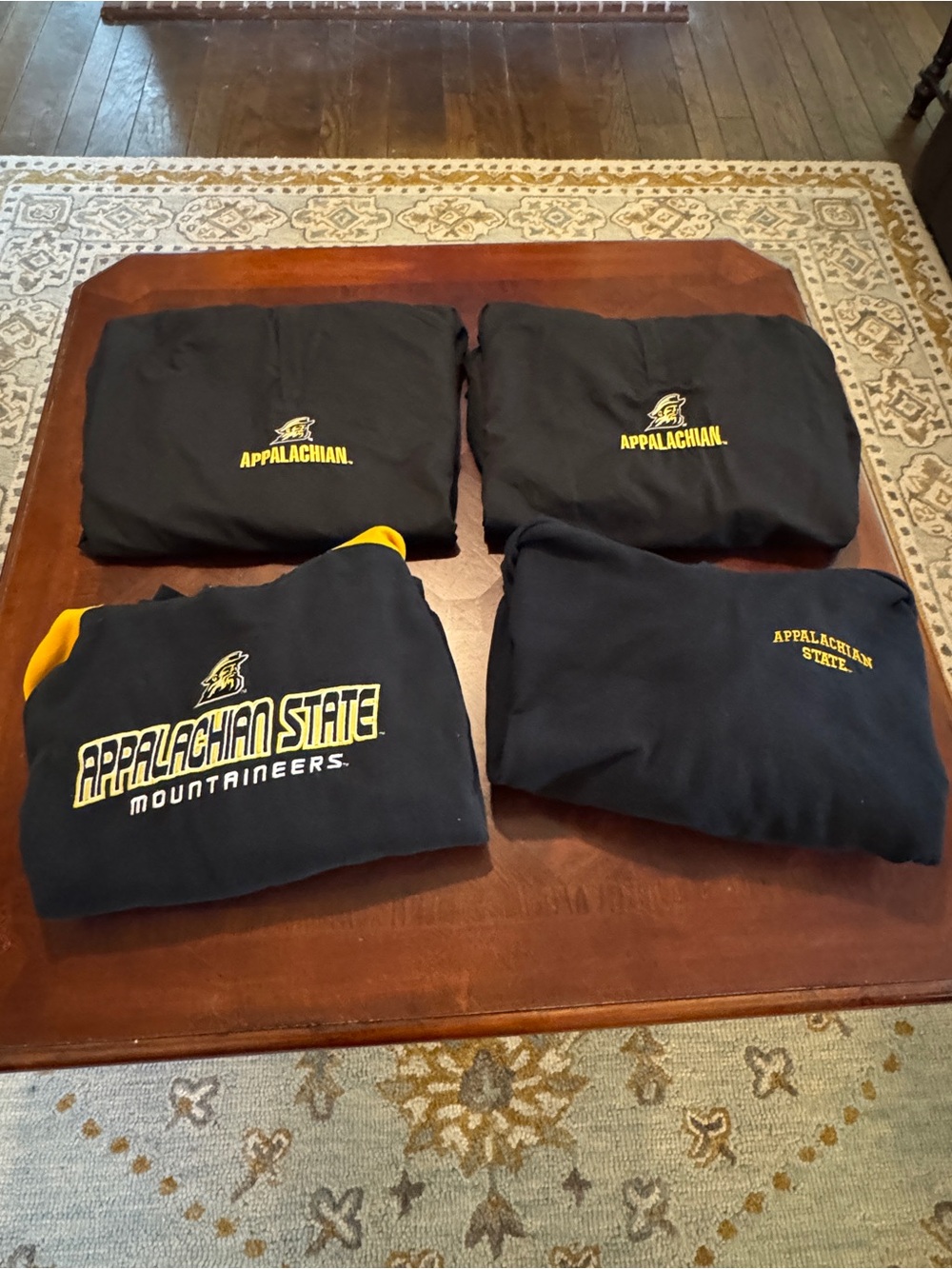 Appalachian State Mountaineers Black & Gold Jackets/ Sweatshirts - Lot of 4